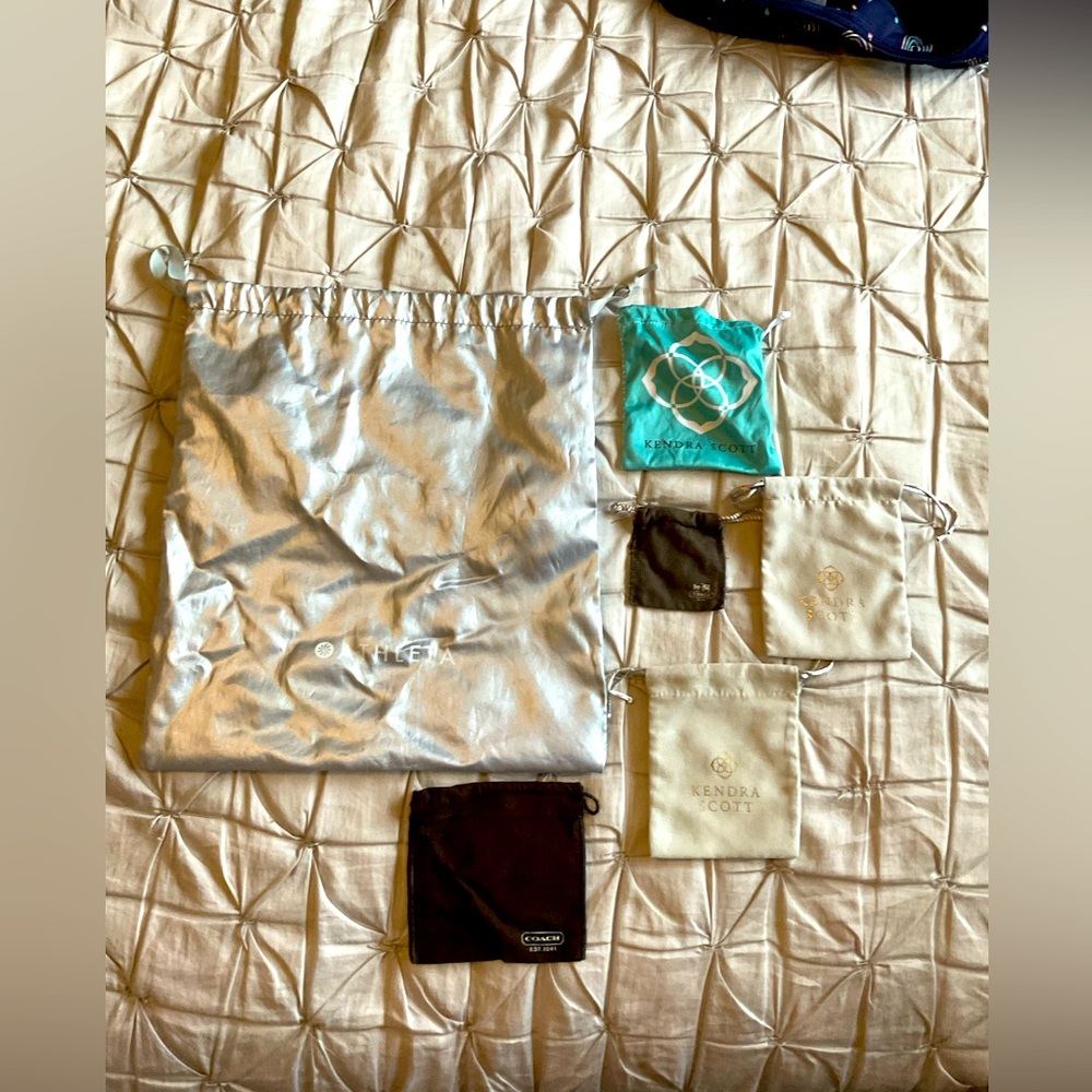 Coach, Athleta, Kendra Scott dust bags